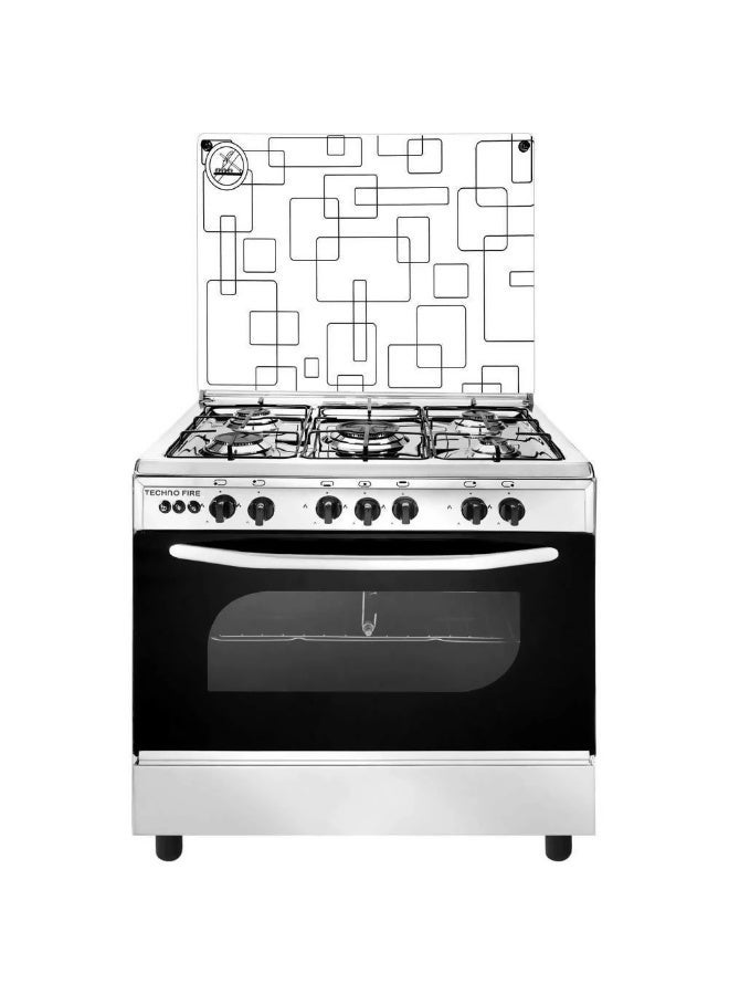 Tecno Fire 80cm Gas Stove with 5 Burners – Practical Design - Image 1